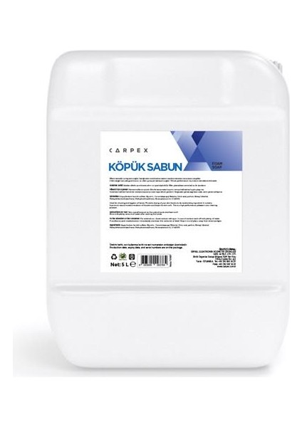 Köpük El Sabunu 5 Lt 00378