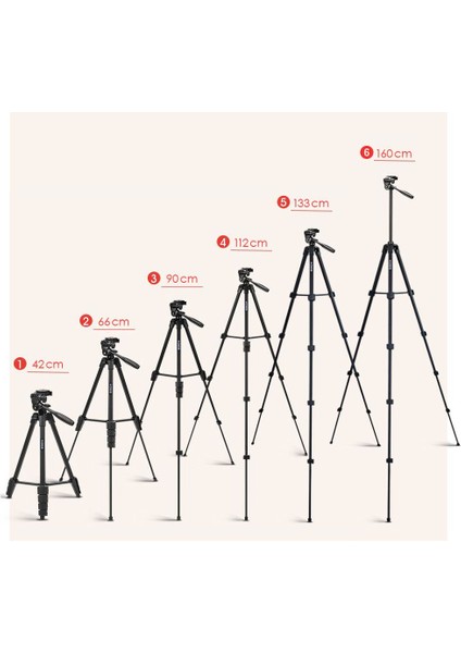 KBL16T 160CM Su Terazili Profesyonel Alüminyum Lazer Tripod