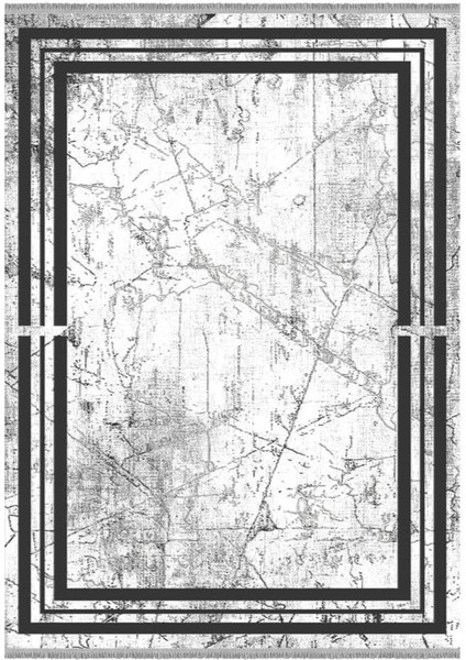 Ipek Halı 18101 Açık Gri 160 x 235 cm Erva Yünlü Halı