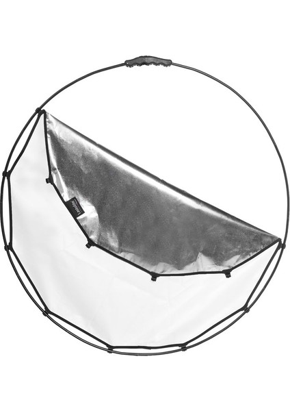 3300 Halo Compact Reflector Silver - White 82 cm