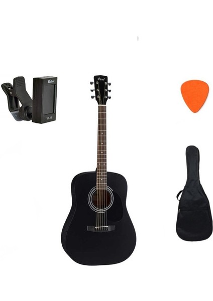 AD810BKS Akustik Gitar Set (Akort Cihazı + Kılıf + Pena)