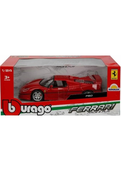 1:24 Ferrari F50 Araba - Kırmızı