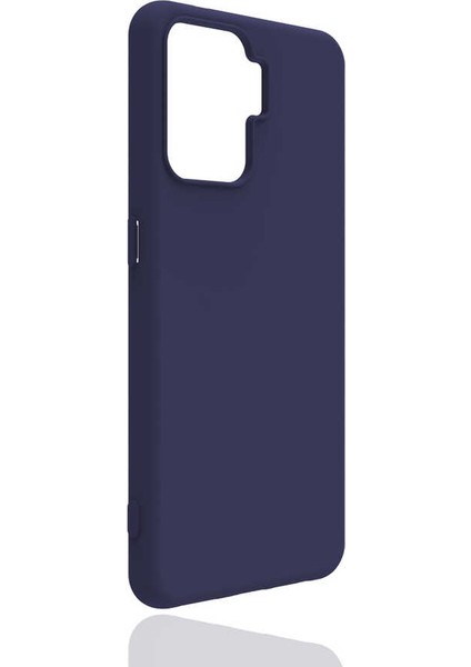 Oppo Reno 5 Lite Kılıf Biye Esnek Mat Silikon Kamera Korumalı Lacivert fiyatları