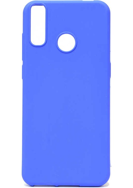 General Mobile 10 Kılıf Biye Esnek Mat Silikon Kamera Korumalı Mavi