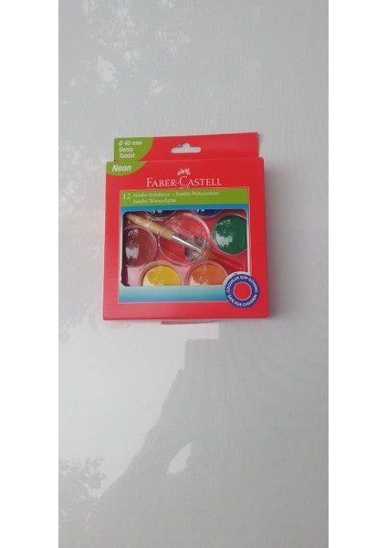 Faber Castell 12 Renk Jumbo Sulu Boya