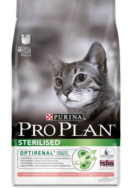 Pro Plan Sterilised Somonlu ve Ton Balıklı 10 kg Kısırlaştırılmış Yetişkin Kuru Kedi Maması