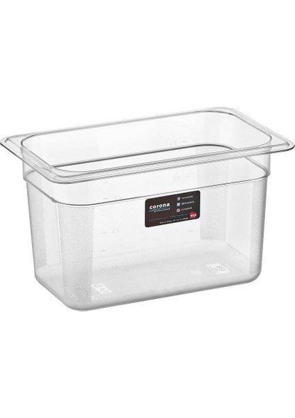 1/4 Gastronom Küvet Kare 265*162*150 (BO149)