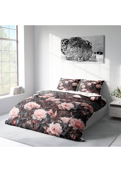 Roses Garden 3D Pamuk Saten Çift Kişilik Nevresim Takımı fiyatları