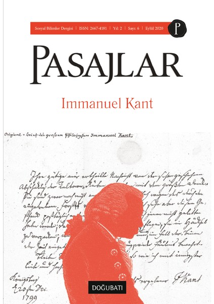 Pasajlar Dergisi Sayı 06: Immanuel Kant