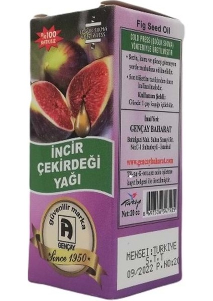 Incir Çekirdeği Yağı 20 ml