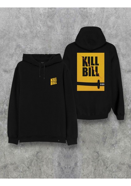 Kill Bill Film Ön Arka Baskılı Kapşonlu Tasarım Hoodie