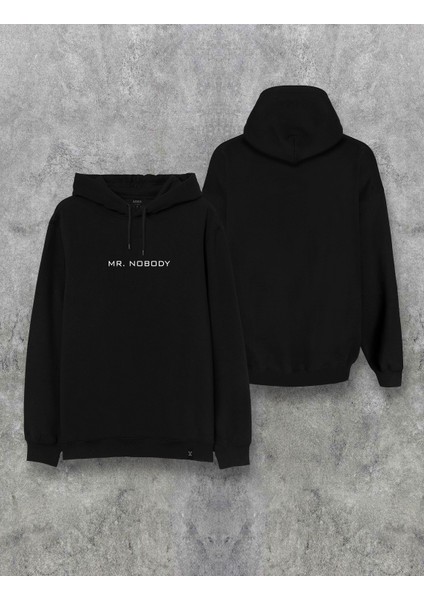 Mr Nobody Bay Hiçkimse Film Baskılı Kapşonlu Tasarım Hoodie