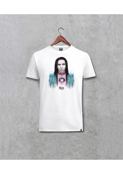Marilyn Manson Özel Tasarım Baskılı Tişört