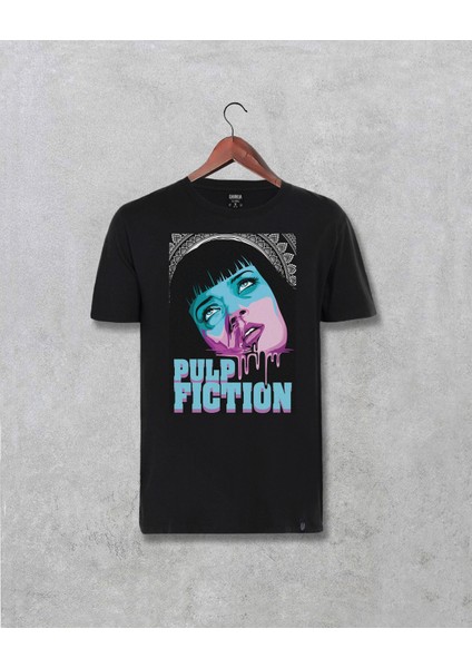 Pulp Fiction Mia Wallace Baskılı Özel Tasarım Tişört