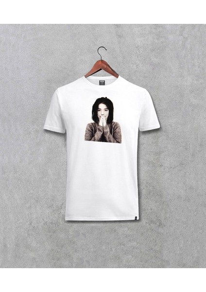 Björk Özel Tasarım Baskılı Tişört
