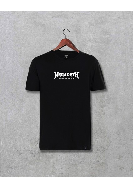 Megadeth Rust In Peace Yazılı Baskılı Tişört