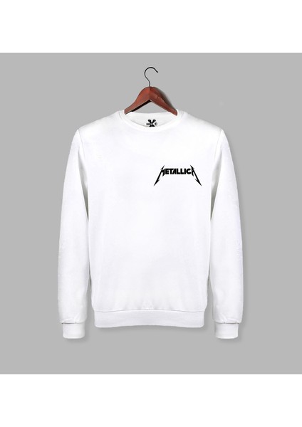 Metallica Baskılı Uzun Kollu Sweat - Sweatshirt