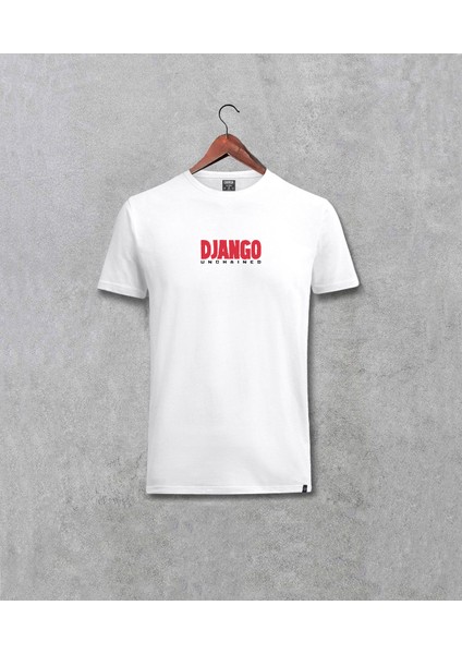 Tarantino Django Unchained Film Baskılı Beyaz Tişört
