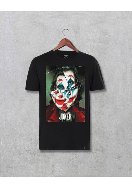Joker Film Özel Tasarım Baskılı Siyah Tişört