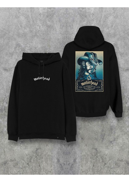 Motörhead Lemmy Kilmister Baskılı Kapşonlu Tasarım Hoodie