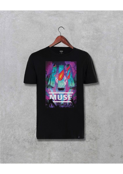 Muse Müzik Grubu Özel Tasarım Baskılı Tişört