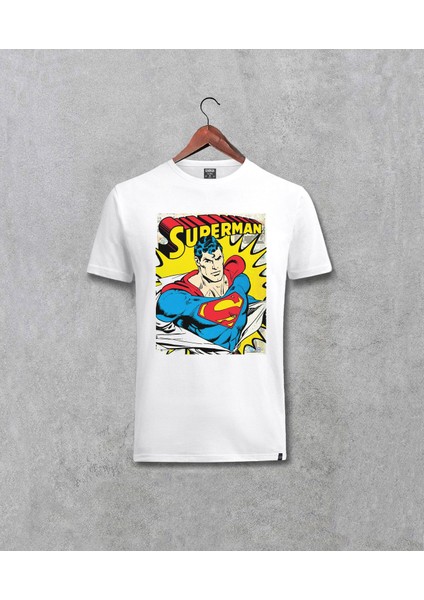 Superman Süpermen Baskılı Özel Tasarım Tişört