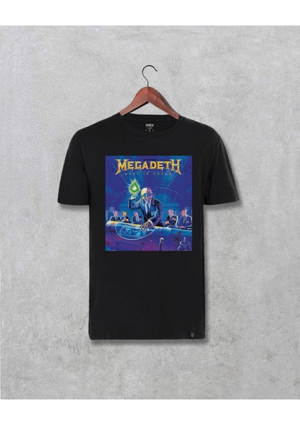 Megadeth Rust In Peace Albüm Baskılı Tişört