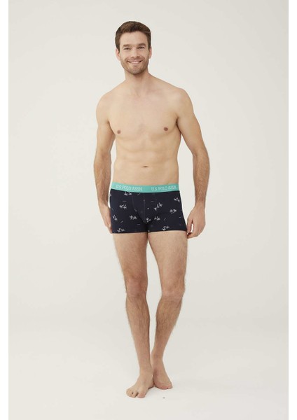 Erkek Lacivert - Mint - Antrasit Melanj 3'lü Boxer 80446 fiyatları