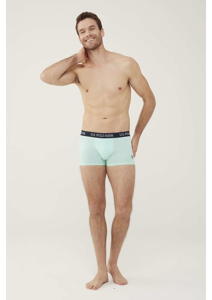 Erkek Lacivert - Mint - Antrasit Melanj 3'lü Boxer 80446 modelleri