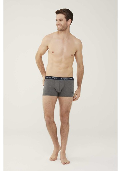 Erkek Lacivert - Mint - Antrasit Melanj 3'lü Boxer 80446 fırsatları