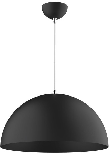 Rys Retro Metal Dekoratif Tekli Siyah Içi Siyah Tekli Sarkıt Çap:40 cm
