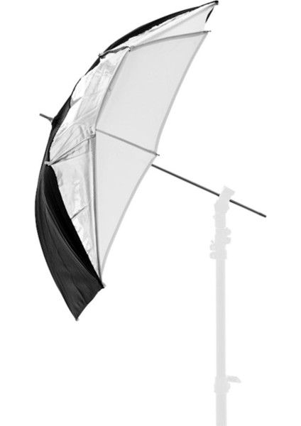 4523F Umbrella Dual 93 cm Black/silver/white