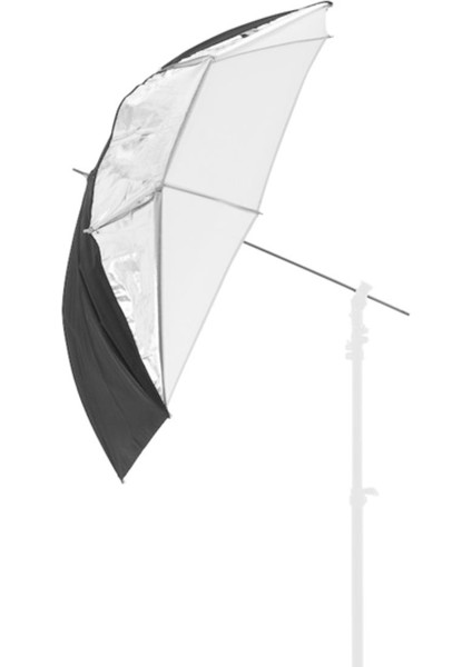 4537F Umbrella All In One 99CM Silver/white