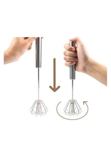 Inox Çek Bas Metal El Mikseri 36 cm PNG-1754 fiyatları