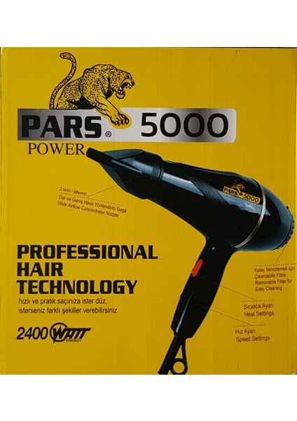 5000 Power Fön ve Saç Kurutma Makinesi