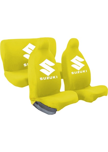 Suzuki Alto Oto Araba Araç Koltuk Kılıfı 4 Parça Takım Set