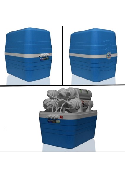 Kapalı Kasa Su Arıtma Cihazı Mineral Filtre 8 Litre Depo