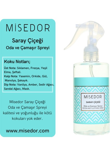 2 li Set Gold Amber ve Saray Çiçeği Oda Kokusu ve Çamaşır Spreyi 330 ml