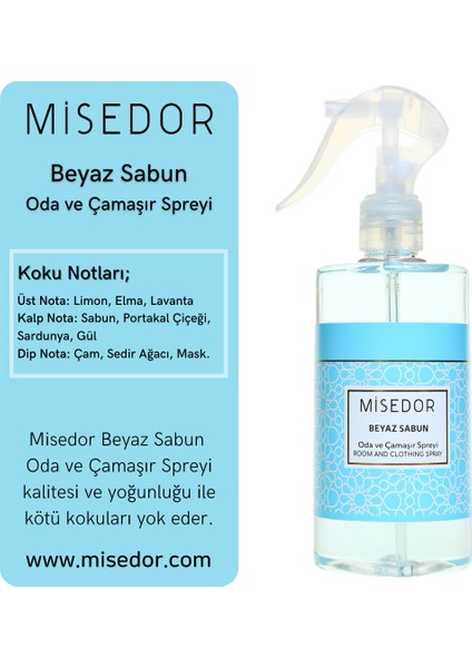 2 li Set Beyaz Sabun ve Oriental Mix Oda Kokusu 330 ml