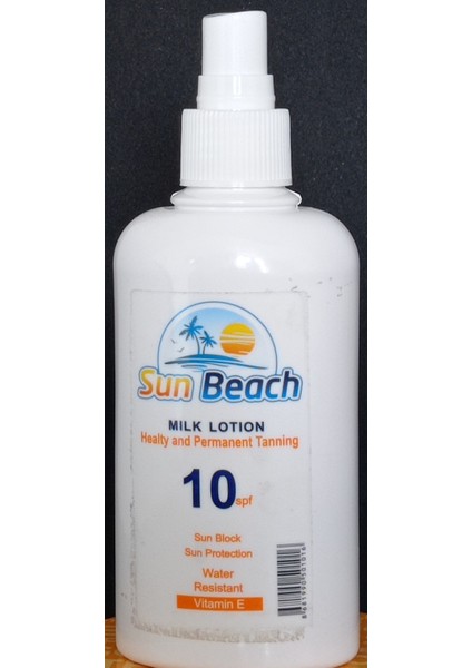 Sun Beach Sun Milk 10 Spf (Güneş Koruyucu Süt 10 Faktör)