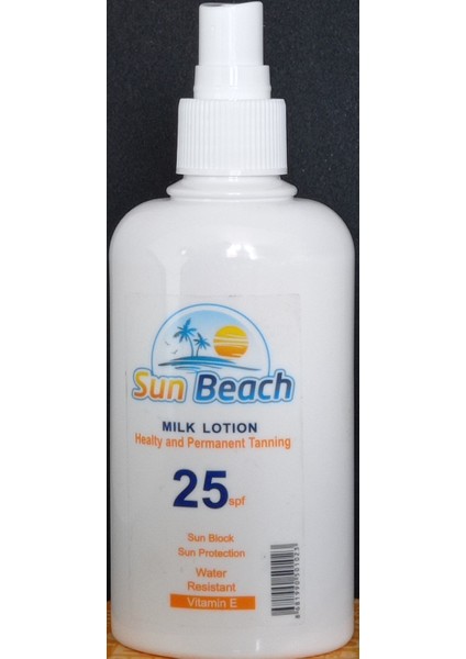 Sun Beach Sun Milk 25 Spf (25 Faktör Güneş Sütü)