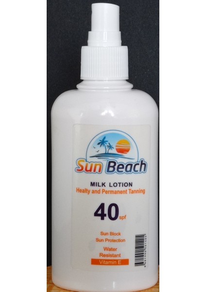 Sun Beach Sun Milk 40 Spf(Güneş Sütü 40 Faktör