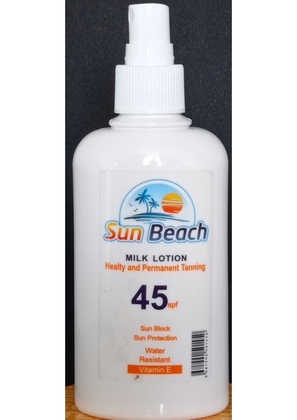 Sun Beach Sun Milk 45 Spf(Güneş Sütü 45 Faktör