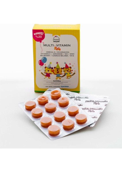 Multi Vitamin Kids 36 Jelibon Kapsül