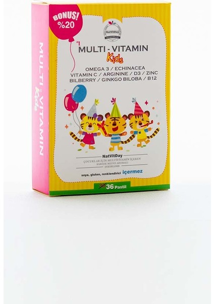 Multi Vitamin Kids 36 Jelibon Kapsül