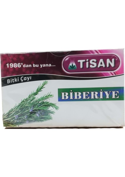 Biberiye Bitki Çayı 20 Süzen Poşet