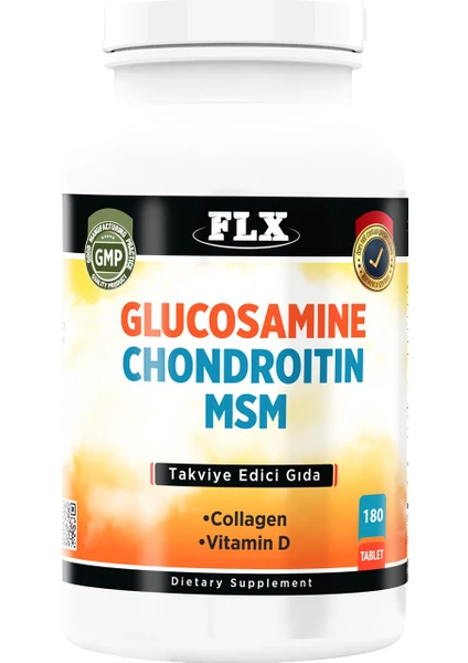 Glukosamine Kondroitin Msm  Vitamin D 180 Tablet