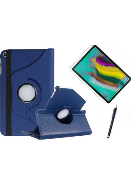 Samsung Galaxy Tab A7 Lite SM-T225 Uyumlu 360 Rotating Stand Deri Kılıf Seti