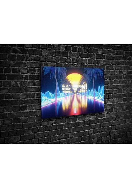 Retrowave Kanvas Tablo