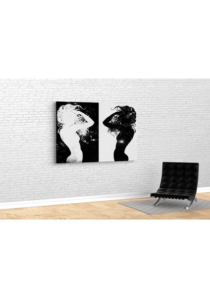 Siluetler Kanvas Tablo modelleri